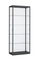 80LZ - Design vitrinekast 198,4x80x40cm haaks profiel